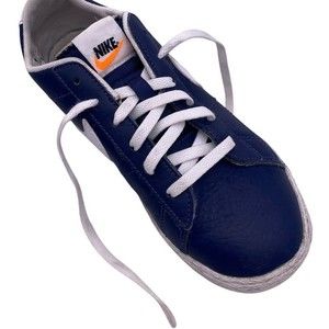 Nike Blazer Low BP CZ7579-400 Kids Boys Size 2.5 Y Navy Blue White Sneaker Shoes